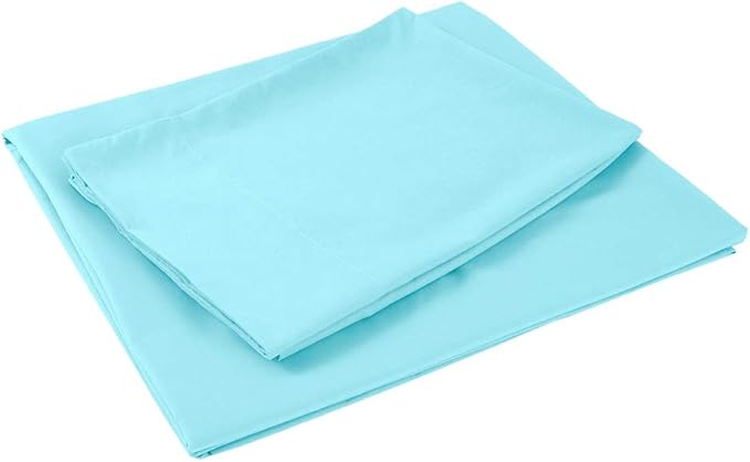 Sfoothome Queen Sheets Set - Sky Blue Hotel Luxury 4-Piece Bed Set, Extra Deep Pocket, 1800 Series Bedding Set, Wrinkle & Fade Resistant, Sheet & Pillow Case Set (Queen,Sky Blue)