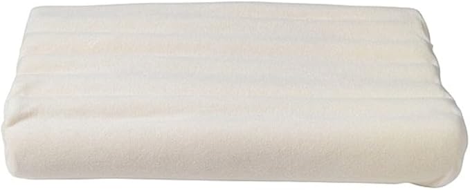 DMI Contour Memory Foam Pillow for Excellent Neck Support, Cervical Pillow, with Soft Cream Terry Cloth Cover