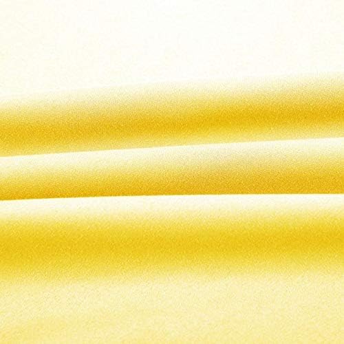 Sfoothome Twin Sheets Set - Hotel Luxury 3-Piece Bed Set, Extra Deep Pocket, 1800 Series Bedding Set, Wrinkle & Fade Resistant, Sheet & Pillow Case Set (Twin, Yellow)