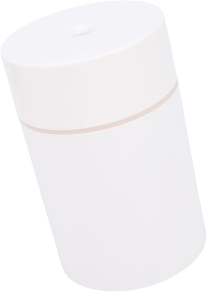 HEEPDD Portable Mini Humidifier, Humidifiers Mist Modes, 300ML USB Powered Diffuser for Bedroom and Office Portable Mini Humidifier, Plastic, Dual Nan Household Appliances (White)