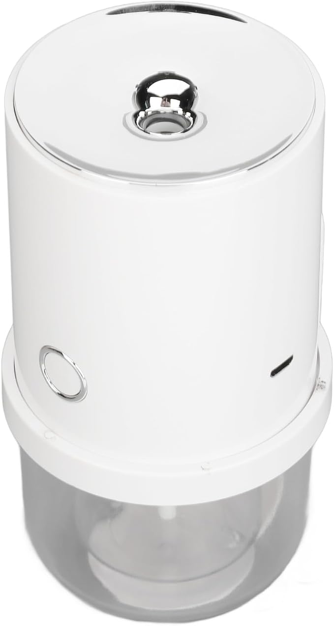 Smart Diffuser Essential Oil Mist Sprayer with Induction Night Light 55ml Capacity for Home Hotel Office White