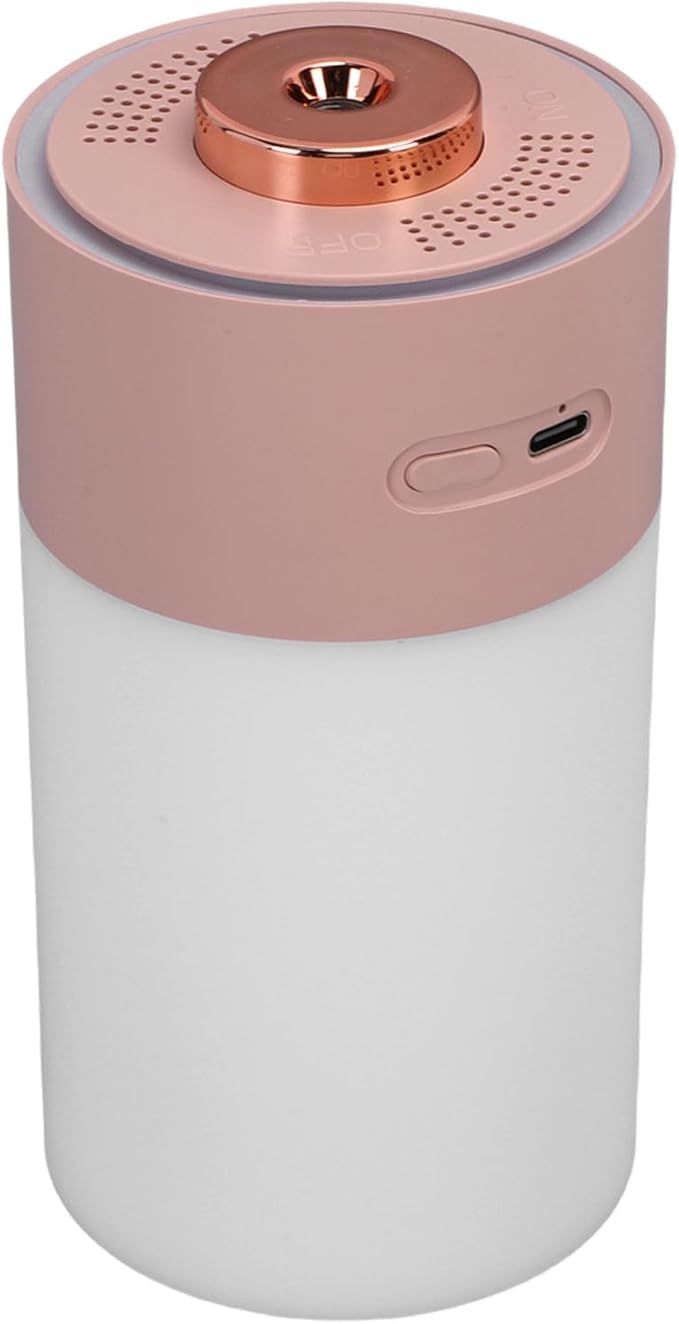 ASHATA 300ML Essential Oil Diffuser, Quiet Aromatherapy Diffuser Scent Humidifier with Ambient Light and Timer, for Room Bedrooms Office Home (Pink)