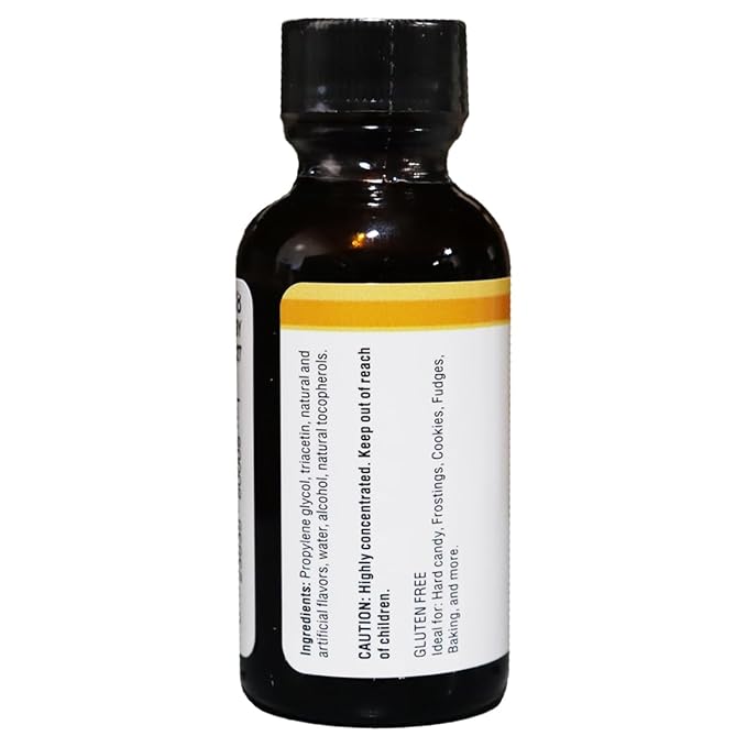LorAnn Orange Cream Super Strength Flavor, 4 ounce bottle