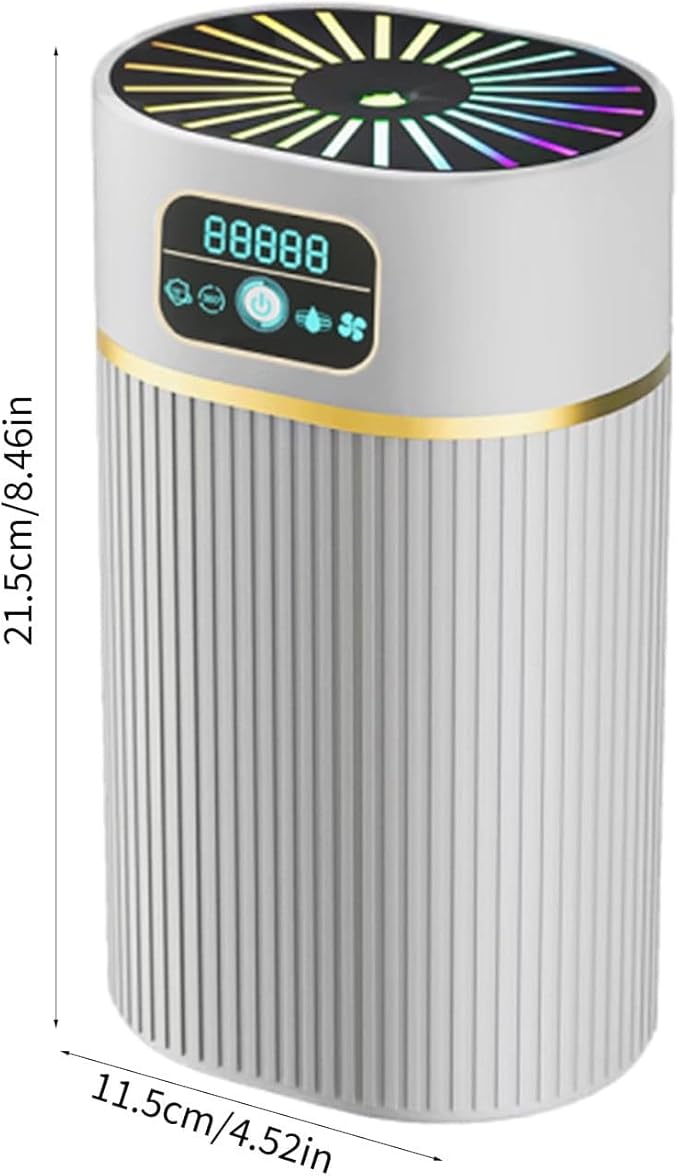 Smart Humidifiers for Bedroom with Hygrometer Thermometer,WiFi Voice&Remote Control,Top Fill Cool Mist Humidifiers for Baby and Plants,Essential Oils Diffuser