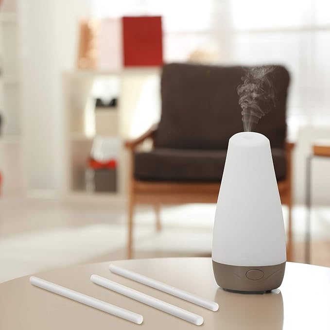 Mudder 24 pcs Humidifier Sticks Filter Refill 5.35''Mini Air Diffuser Pure Cotton Wicks Refill Humidifiers Filter Sticks Wicks for Small Portable Humidifier Diffuser in Office Bedroom Home