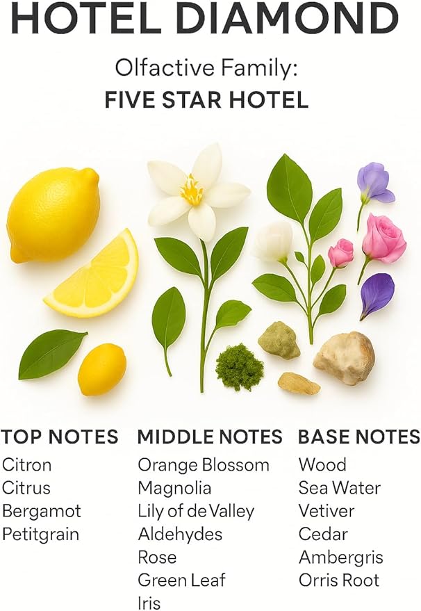 SevenAromas Hotel Scent Diffuser Oil, Luxury Hotel-Inspired Essential Oil for Aromatherapy & HVAC Diffusers – Premium Dropper Bottle - 45 ml 1.52 FL oz (Hotel Diamond)