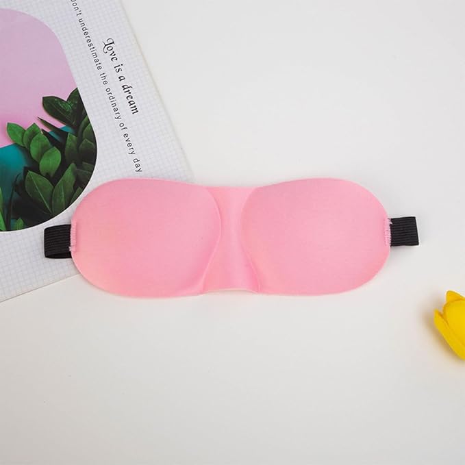 Soft Ergonomic Eye Cover Lightproof Knits Portable for & Sensitive Skin Comfort Breathable Eye
