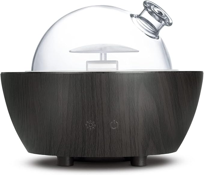 Essential Oil Diffuser Glass Dome,The Diameter is 4.75 Inches, 2.1Inches High,Not Fit for All The Diffuser,Please Choose Carefully