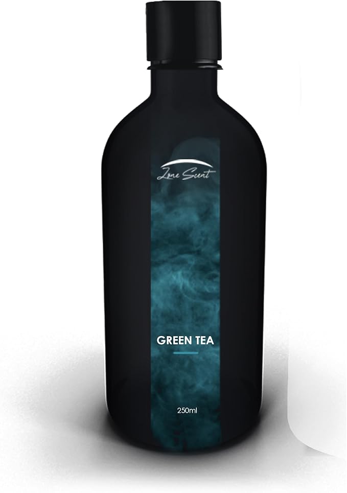 Green Tea Essential Oil for Diffusers - Premium Aromatherapy Oils Set for Home and Hotel, Scented Oil Diffuser for Relaxation, Eco-Friendly, Safe for Family and Pets, Diffuser Refill 250ml