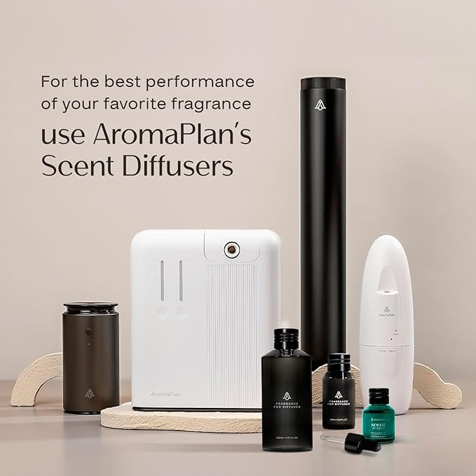 AromaPlan Hotel Scent Diffuser Oil, Santal 15 mL, 0.5 Fl.oz- Luxury Hotel Fragrance in Dropper Bottle for Aromatherapy -Hotel Essential Oil Fragrance Scent Diffuser Oil, USA Made
