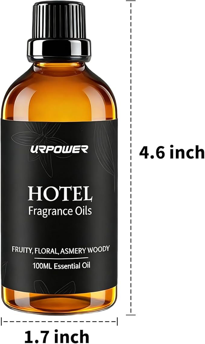 URPOWER 100ml Hotel Collection Diffuser Oil Inspired by The Ritz-Carlton Hotel Scent โ Fruity Floral Amber Fragrance Oil, Diffuser Essential Oil for Ultrasonic and Waterless Diffusers