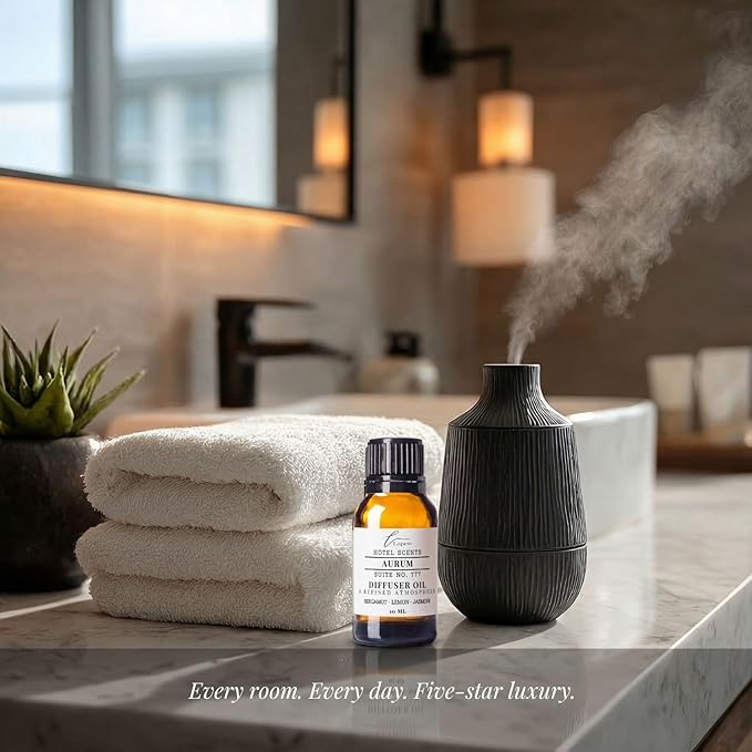 Lapew Hotel Scents Luxury Diffuser Oil | Aurum Suite 777 | Inspired by the Bellagio Hotel | Hotel Fragrance Oil for Nebulizer & Waterless Diffuser | 10ml
