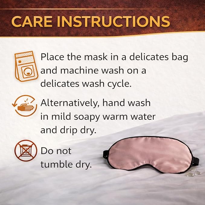 Anti Aging Silk Sleep Mask for Women, Mulberry Silk Eye Mask for Sleeping and Skin Care, Blackout Sleep Mask with Copper Ion Technology Reduces Eye Puffiness, Fine Lines and Wrinkles