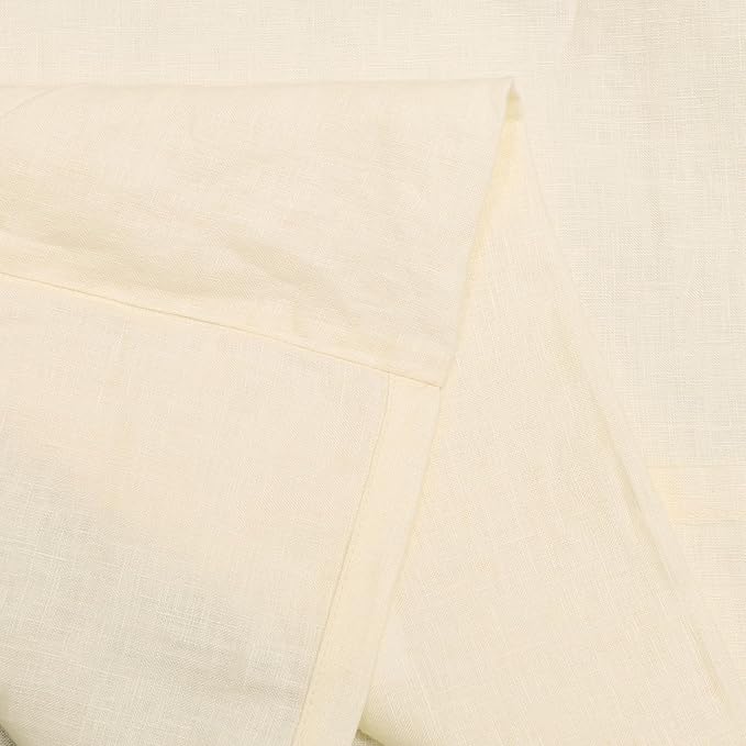 Linen Pillow Case Set of 2,100% Linen Pillowcase Natural Breathable Soft Envelope Pillow Cover Luxury Hotel Quality Bedding for Home Bedroom