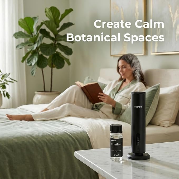Scentia Mystical Hotel Scent Diffuser Oil – Luxury Fragrance Inspired by Wynn Las Vegas – 50 mL – Melon, Raspberry & Jasmine Essential Oil Blend for Home, Office & Aromatherapy Diffusers, Made in USA