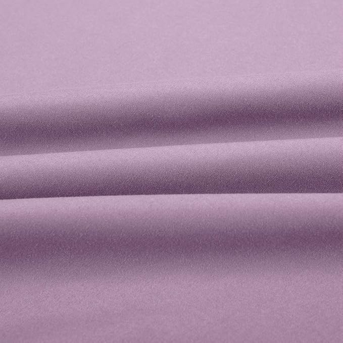 Sfoothome Lavender Queen Sheets Set - Hotel Luxury 4-Piece Bed Set, Extra Deep Pocket, 1800 Series Bedding Set, Wrinkle & Fade Resistant, Sheet & Pillow Case Set (Queen, Lavender)