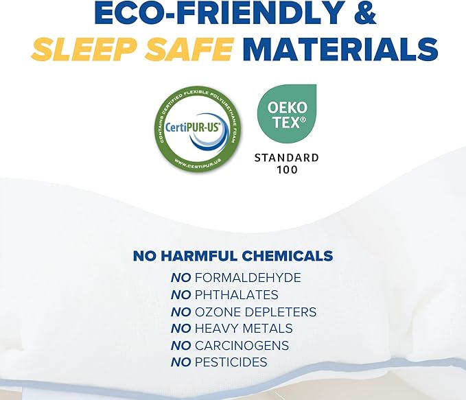 TUMBLE 6-Chamber Adjustable Bed Pillow | Back, Side & Stomach Sleepers | Cooling Cover | Memory Foam & Gel Fiber Fill | Customize Your Comfort | CertiPUR/Oeko-Tex | Standard King 1 Pack