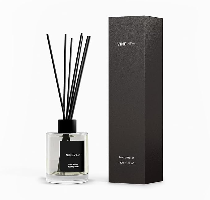VINEVIDA Prime Reed Diffuser for Home & Bathroom | Long-Lasting Scent Sticks Set | Oil Stick Diffuser | Bathroom Scent - Room Fragrance No. 1007 - Inspired by: Dream On & Westin Hotels