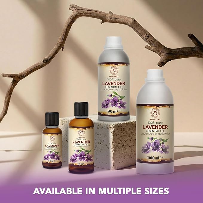 Lavender Essential Oils 6.8 Fl Oz for Diffusers - Aromatherapy - Pure Lavender Oil - Fragrance Oil for Sleep - Skin Care - Body - Hair