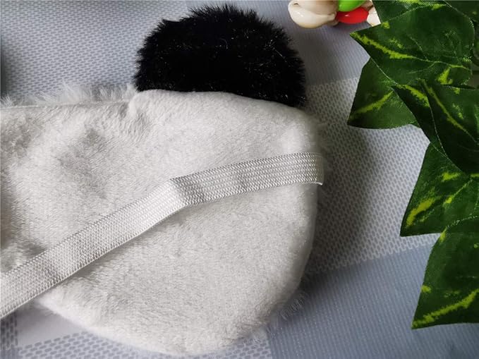 Cute Animal Sleeping Mask Soft Plush Blindfold Cute Rabbit Panda Koala Eye Cover Eyeshade for Kids Teens Girls Women (Panda)