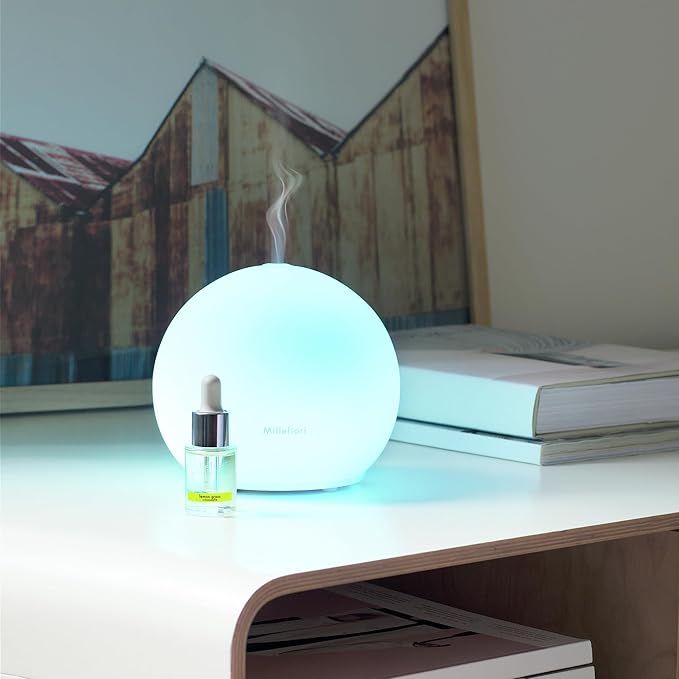 Millefiori Hydro Ultrasonic Fragrance Diffuser for Environment Glass Ball, Medium