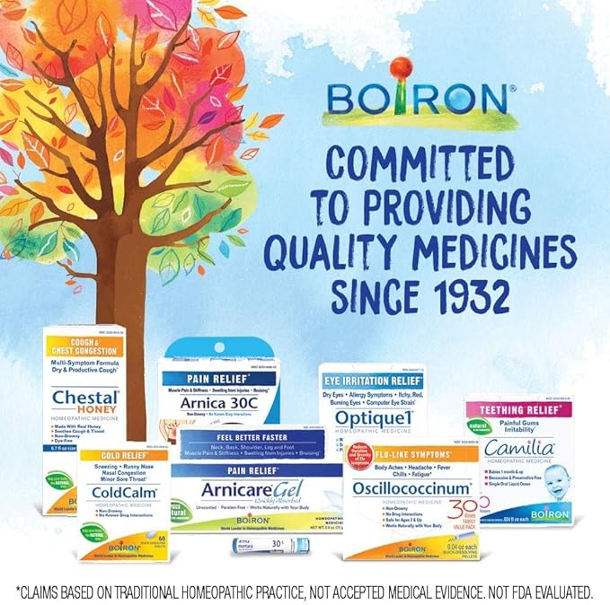 Boiron StressCalm for Relief of Stress, Anxiousness, Nervousness, Irritability, and Fatigue - 60 Count (Pack of 2)