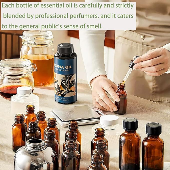 Essential Oils Set,16.9 fl oz (500 ml) Bluebell Scent,Hotel Collection Diffuser Oil Suitable for Your own Candles, Soaps, air freshener Spray, and Essential Oils for Commercial Aroma Diffuser
