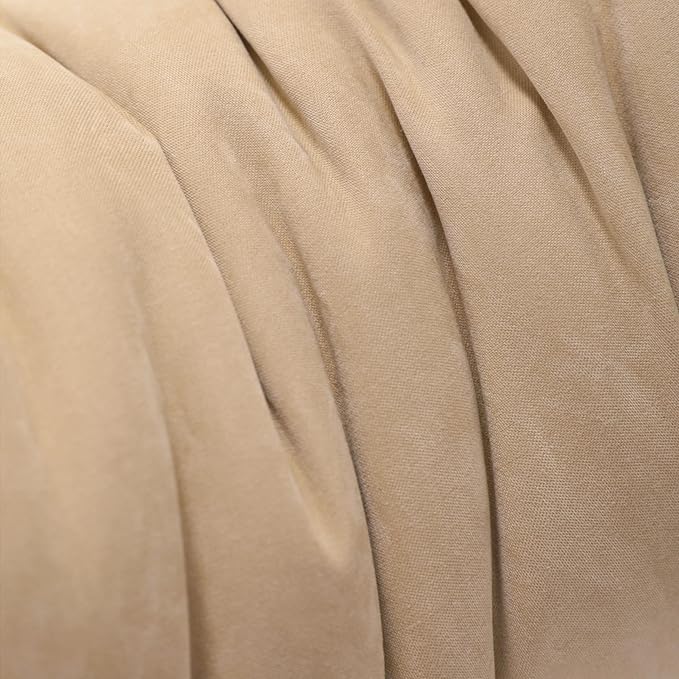NTBAY Down Alternative Bed Pillows, Standard Size Set of 2, Machine Washable Soft Pillows for Back, Stomach or Side Sleepers, Soft Hotel Collection Pillow for Sleeping, Light Taupe