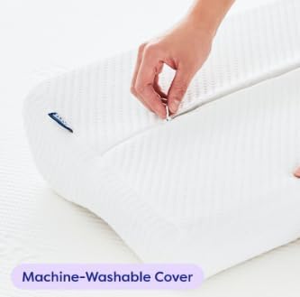 Ecosa® Pillow | Supreme Comfort & Support | #1 Pillow for Comfort | Adjustable Height | Best for All Sleep Positions | Machine Washable Cover | 100 Night Sleep Trial
