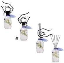 Reed Diffuser Sticks, Set of 80 Wood Rattan Replacement Reed Sticks for Diffuser Oil Bottles, 10 Bundles of 8 (8 inch)