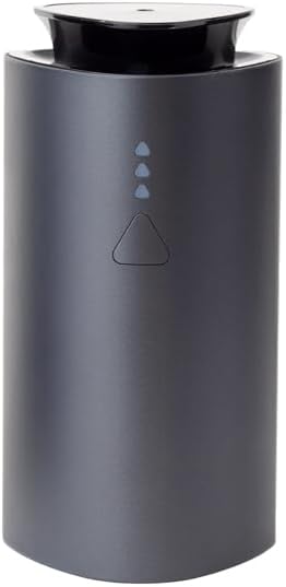 Air Esscentials The Mini Essential Oil Diffuser for Home, Waterless & Smart Portable Diffuser for Essential Oils, USB-C & Rechargeable with Adjustable Settings, Covers 300 Sq. Ft., Black