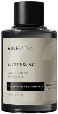 VINEVIDA [4 Fl Oz] Honeysuckle Fragrance Oil for Cold Air Diffusers, Essential Oils for Diffuser Oil Refill & Air Freshener Room Spray