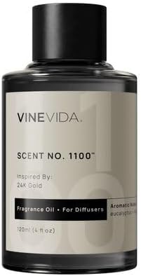 VINEVIDA [4 Fl Oz] Scent NO. 1100 Fragrance Oil for Cold Air Diffusers, Aromatic Notes of Eucalyptus, Lavender, Oak, Clove & Musk Essential Oils for Diffuser Oil Refill & Air Freshener Room Spray