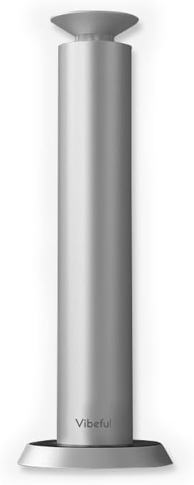 Aura Waterless Fragrance Oil Diffuser, Cold Air Scent Machine for Home Spa & Office, Cordless Rechargeable Aromatherapy Diffuser for Large Rooms up to 1000 Sq Ft, Aviation Aluminum (Silver)