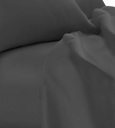 Clara Clark Bed Sheets, Premier 1800 Series 4 Piece Bed Sheet Set, Deep Pocket, Wrinkle, Fade, Stain Resistant, Luxury Soft Bedding Sheets & Pillowcases, California King, Charcoal Gray