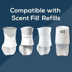 Scent Fill 100% Natural Orange Blossom Plug in Air Freshener, Scented Oil Refills, 2 Refills + Diffuser