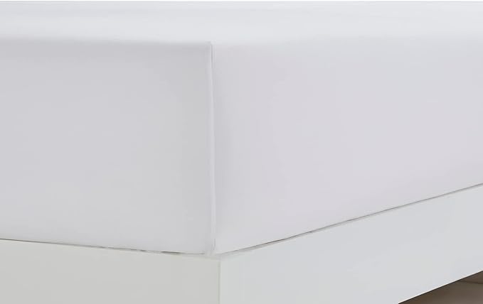 Clara Clark Bed Sheets, Premier 1800 Series 4 Piece Bed Sheet Set, Deep Pocket, Wrinkle, Fade, Stain Resistant, Luxury Soft Bedding Sheets & Pillowcases, Twin, White