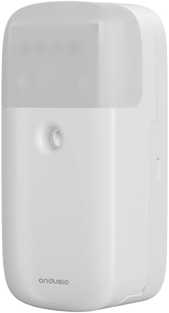 Andusic Smart Waterless Aroma Diffuser 168ml – Wall-Mounted, Silent, Remote-Controlled, Automatic Shutoff, for Home & Office – 200 sq ft Coverage