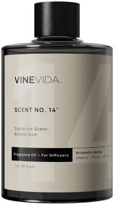 VINEVIDA [16 Fl Oz] Bubble Gum Fragrance Oil for Cold Air Diffusers, Essential Oils for Diffuser Oil Refill & Air Freshener Room Spray