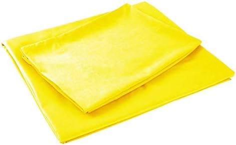 Sfoothome Twin Sheets Set - Hotel Luxury 3-Piece Bed Set, Extra Deep Pocket, 1800 Series Bedding Set, Wrinkle & Fade Resistant, Sheet & Pillow Case Set (Twin, Yellow)