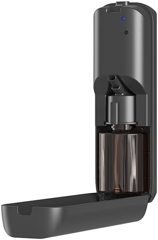 Aura Bluetooth Smart Plug-in Oil Diffuser – Cold-Air Scent Diffuser for Home, 500 Sq Ft Coverage, 100ml Refillable Bottle, Adjustable Fragrance Intensity, Includes 15ml Luxury Scent Oil (Black)
