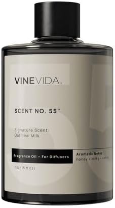 VINEVIDA [16 Fl Oz] Oatmeal Milk Fragrance Oil for Cold Air Diffusers, Essential Oils for Diffuser Oil Refill & Air Freshener Room Spray