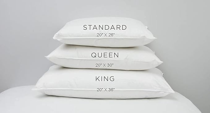 BC BARE COTTON Luxury Hotel Bedding Quality Collection, Ultra Soft dust Proof Plain Pillow Protector | Pillow Cover with Zipper, Soft & Comfortable for Hair and Skin, Standard Size, 4 Pack Set