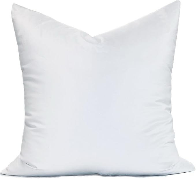 MoonRest® 17x17 Inch Synthetic Down Alternative Square Pillow Insert Form Stuffer for Sofa Shams, Decorative Throw Pillow, Cushion and Bed Pillow Stuffing - Hypoallergenic 17“X 17”