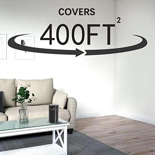 Sentiment Diffuser, Diffusers for Home, Scent Diffuser - Portable & Smart & Cordless Design, for 3 Cold Mist & Timer 1/2/3H (Black)