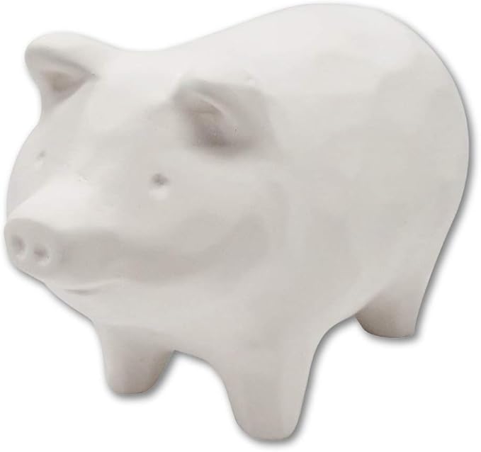 Aroma Ceramic Stone Diffuser [Made in Japan] Aromatherapy Passive Essential Oil Diffuser, Non-Electric Eco-Friendly, Unique, Cute, Animal, Design for Women, Men, and Gifts (Piggy)