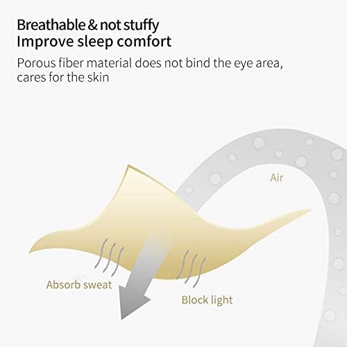 PERFECTSIGHT Sleep Eye Masks Silk Sleep Eye Cover Lightweight Adjustable Eyeshade Mask Satin Night Eyeshade Cover for Women Men Sleep Travel Nap (Cat-Yellow)