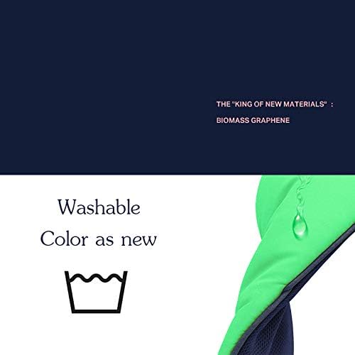 Sleep Mask, DMaos Sleep Aid Super Soft Air Eyes Pillow, Milk Silk and Warm Cloth Sides, Adjustable Slip Hold Strap to Ears - Navy + Green