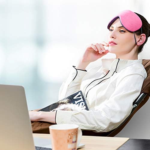 Sleep Mask, DMaos Sleep Aid Super Soft Air Eyes Pillow, Milk Silk and Warm Cloth Sides, Adjustable Slip Hold Strap to Ears - Navy + Green