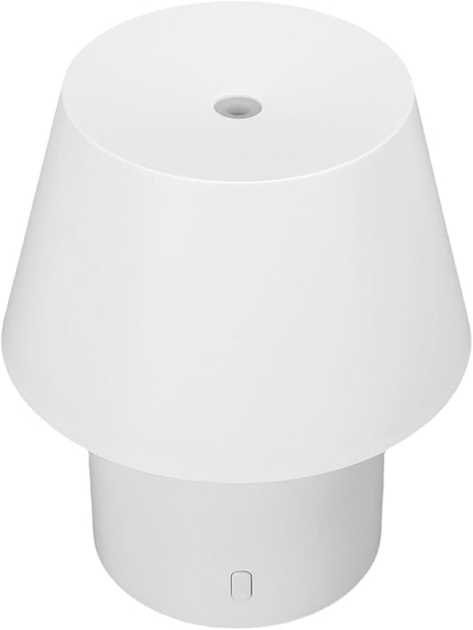 Asixxsix Essential Oil Diffuser Lamp, 6.8x5.6Inch 160ml Ultrasonic Aromatherapy Diffuser with Night Light, Quiet Running, USB Powered, for Home, Office (Flat Top)
